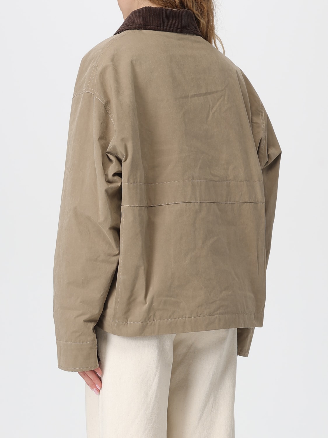 ASPESI JACKET: Coat woman Aspesi, Beige - Img 2