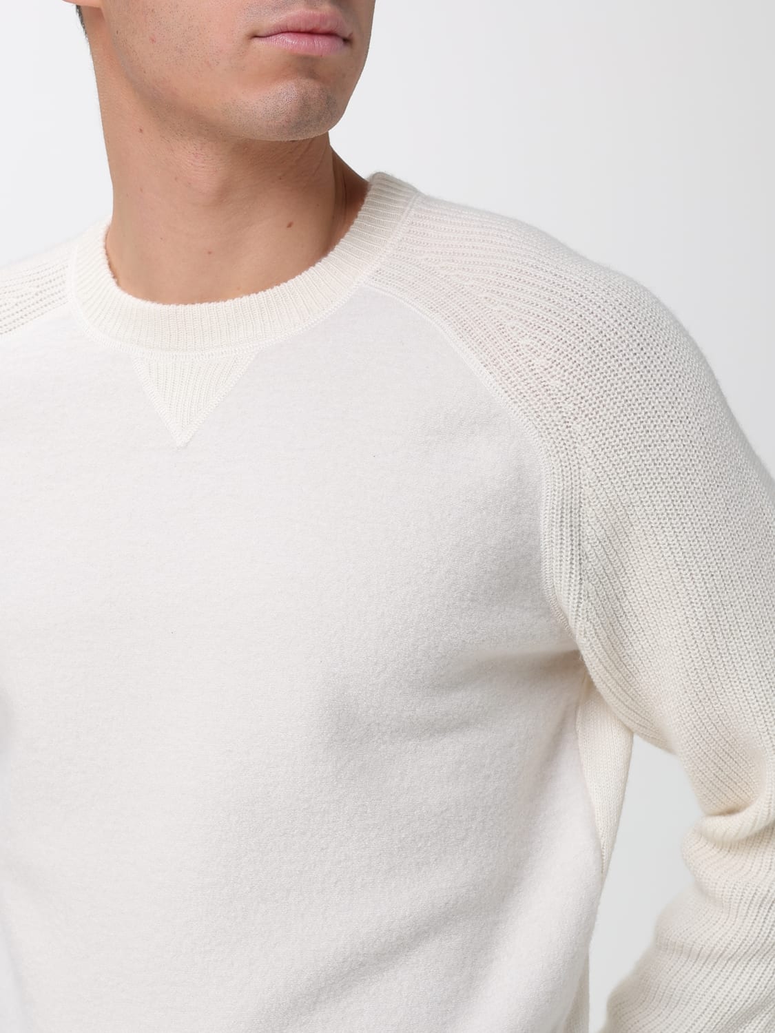 BOSS PULLOVER: Pullover herren Boss, Weiß - Img 3