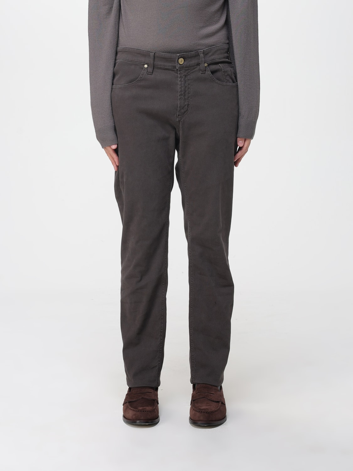 JECKERSON JEANS: Trousers men Jeckerson, Brown - Img 1
