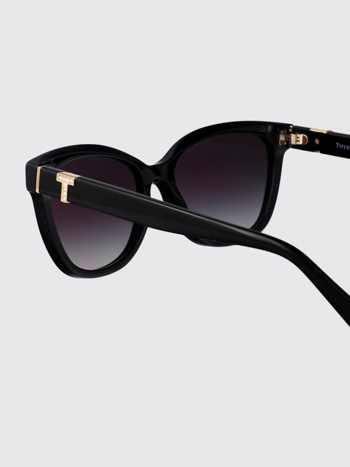 TIFFANY OCCHIALI DA SOLE: Occhiali da sole 0TF4237B Tiffany in acetato , Nero - Img 4