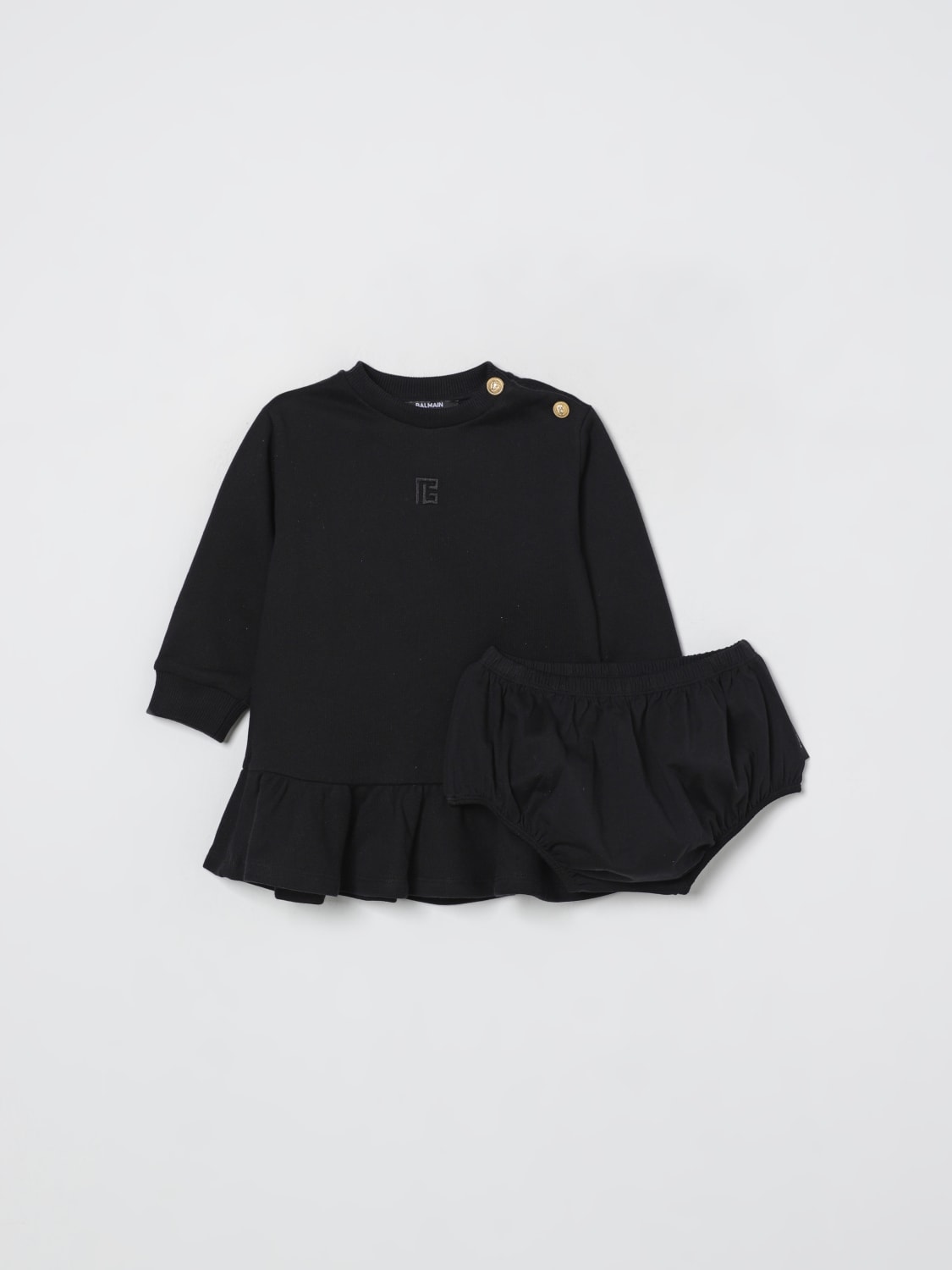 BALMAIN ROMPER: Romper kids Balmain, Black - Img 3
