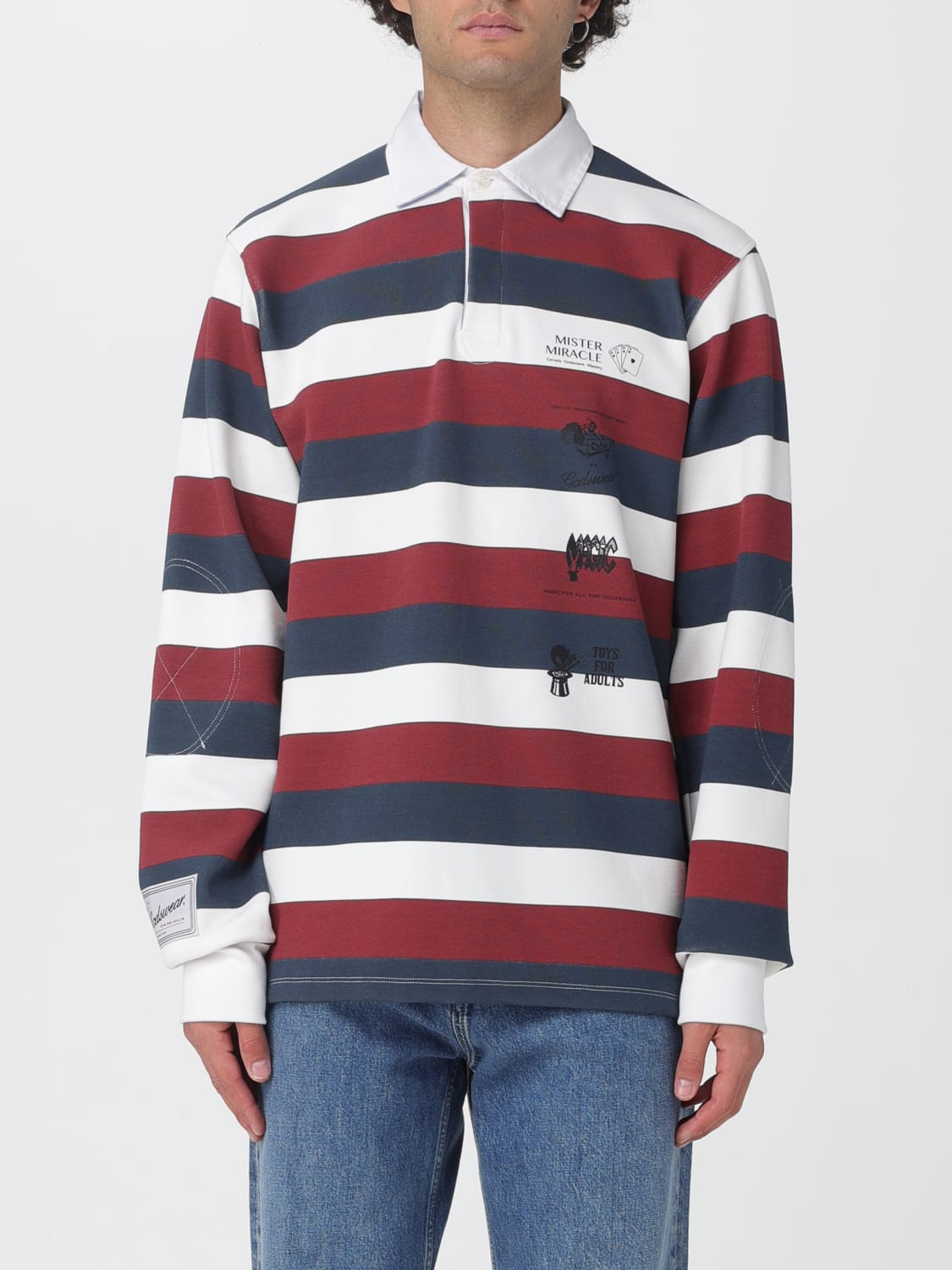 GCDS POLO: Camiseta hombre GCDS, Rayado - Img 1