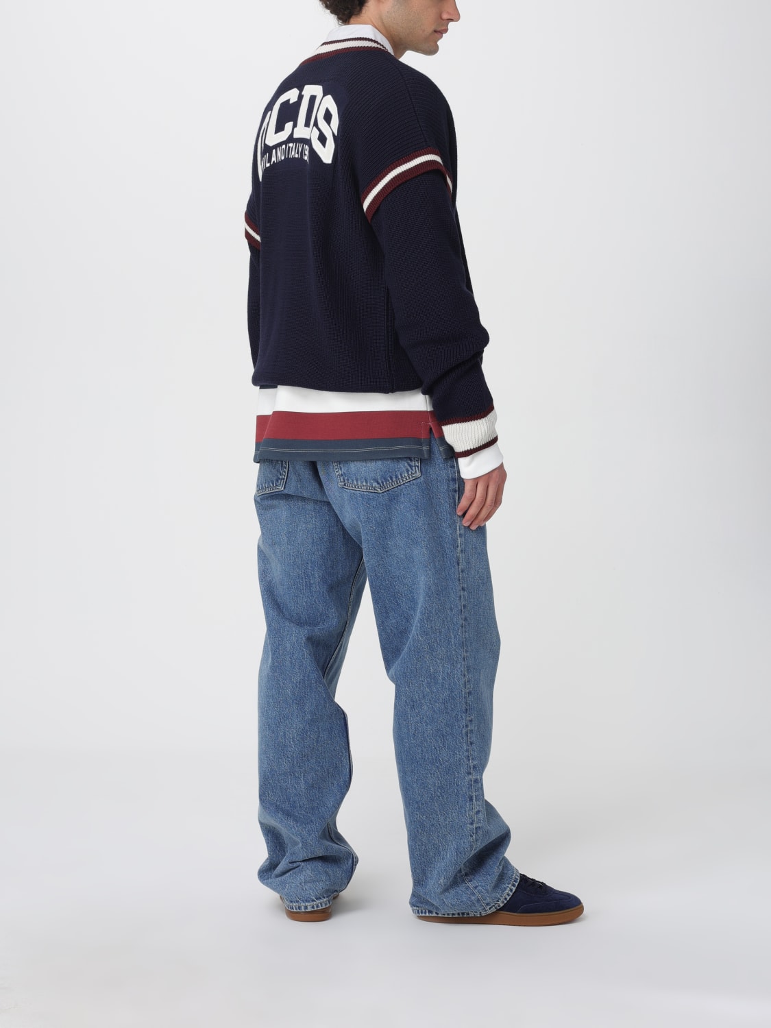 GCDS POLO: Camiseta hombre GCDS, Rayado - Img 2