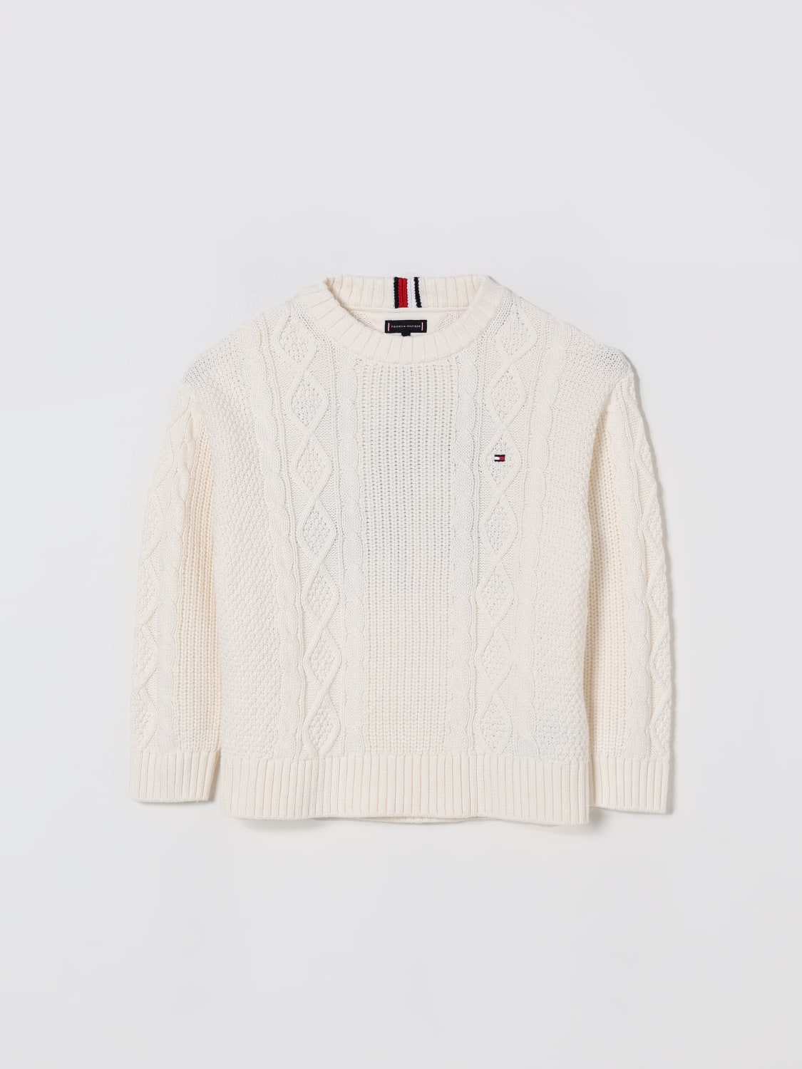 TOMMY HILFIGER JERSEY: Jersey niños Tommy Hilfiger, Blanco - Img 1