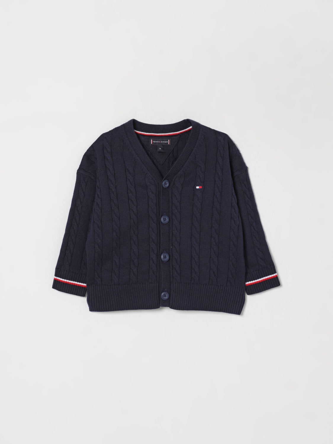 TOMMY HILFIGER SWEATER: Sweater kids Tommy Hilfiger, Blue - Img 1