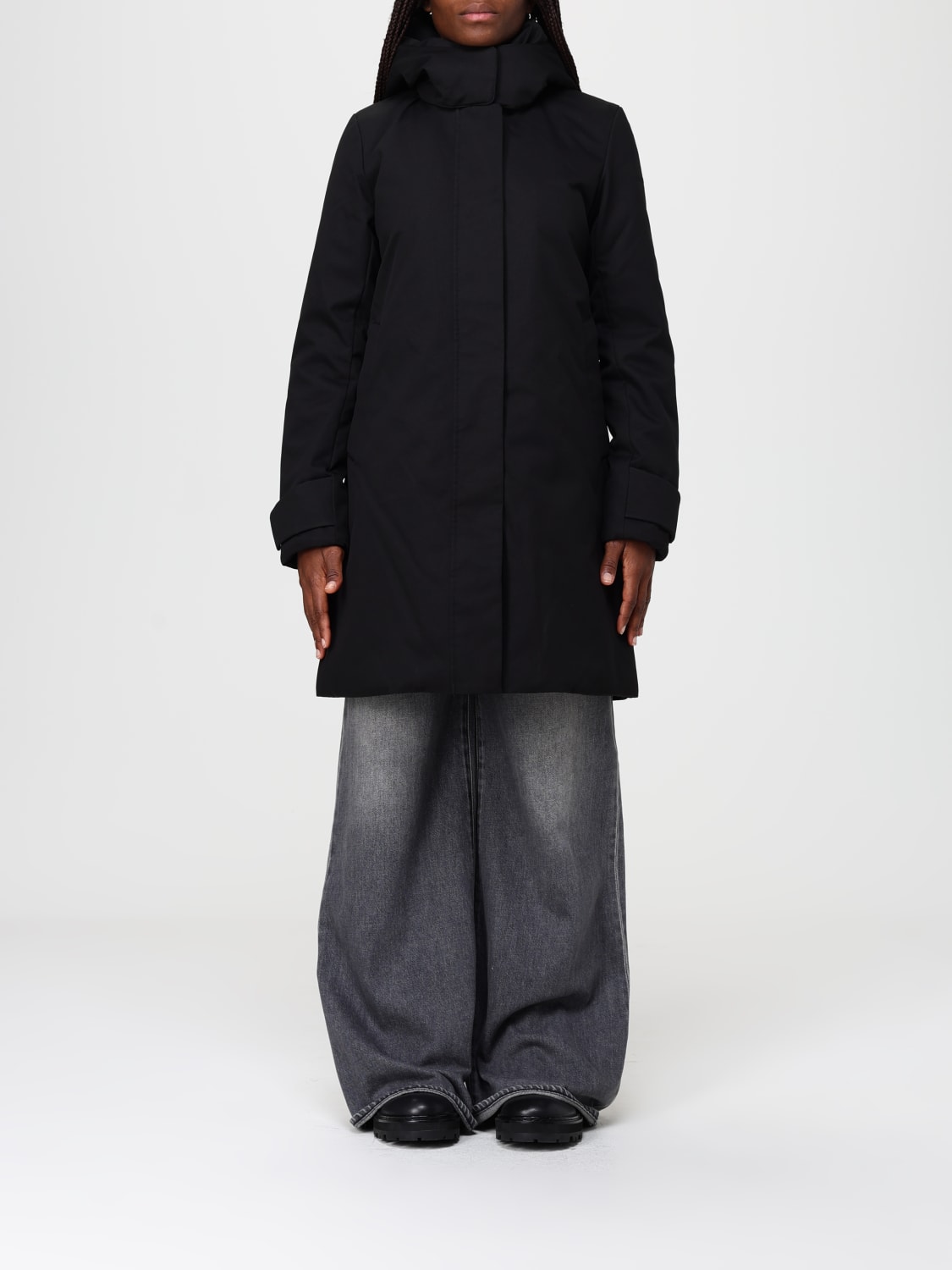 SAVE THE DUCK ABRIGO: Abrigo mujer Save The Duck, Negro - Img 1