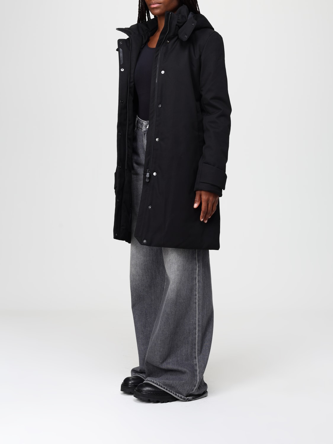 SAVE THE DUCK ABRIGO: Abrigo mujer Save The Duck, Negro - Img 3