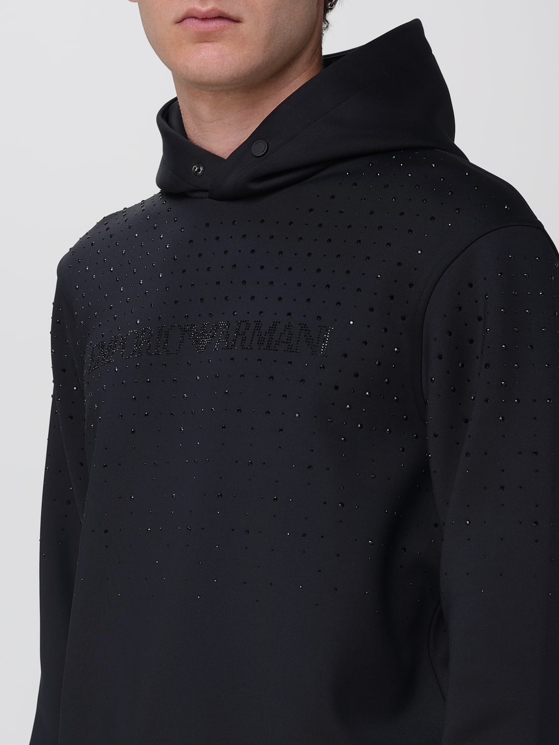 EMPORIO ARMANI SWEATSHIRT: Sweatshirt men Emporio Armani, Black - Img 3