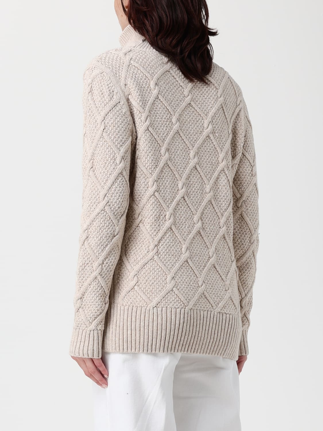 BARBOUR 毛衣: 毛衣 女士 Barbour, 米色 - Img 2