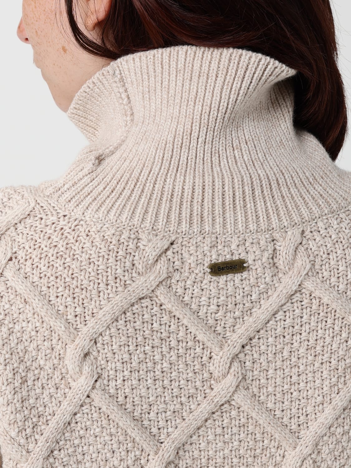 BARBOUR 毛衣: 毛衣 女士 Barbour, 米色 - Img 3