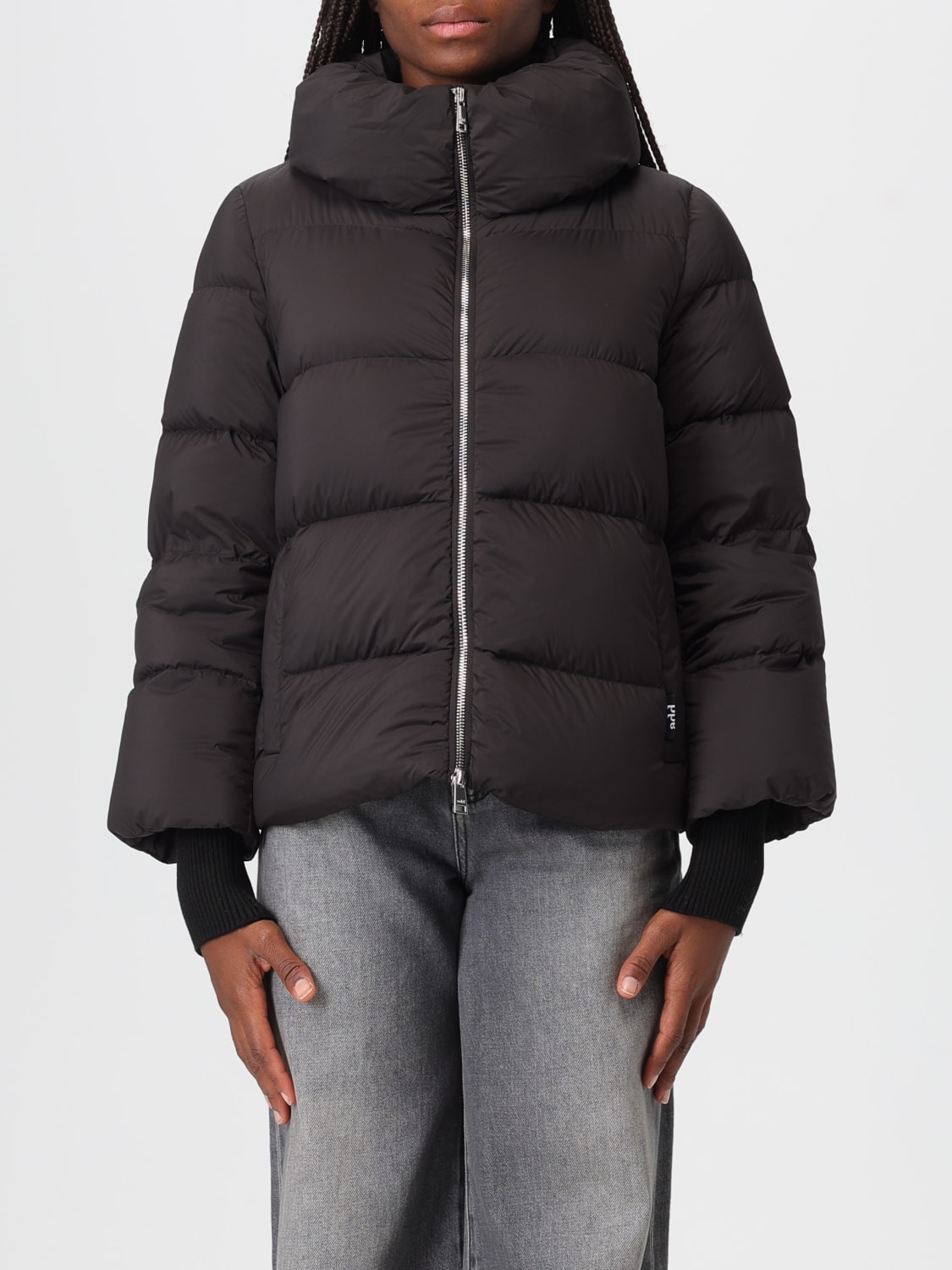 ADD JACKET: Coat woman Add, Black - Img 1