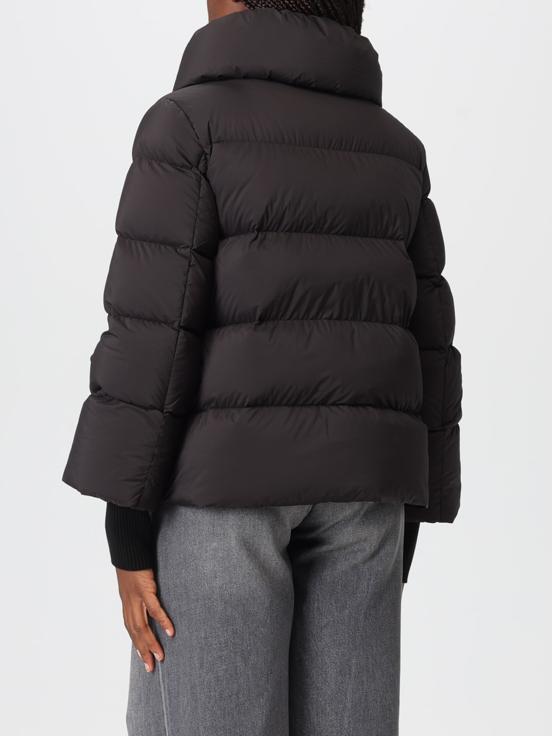 ADD JACKET: Coat woman Add, Black - Img 2