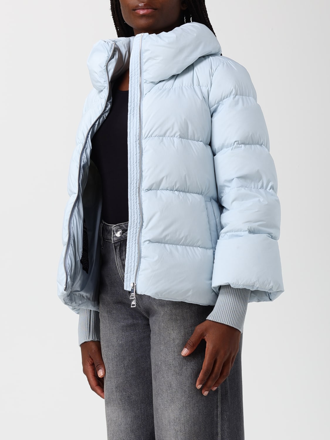 ADD CHAQUETA: Abrigo mujer Add, Gris - Img 3