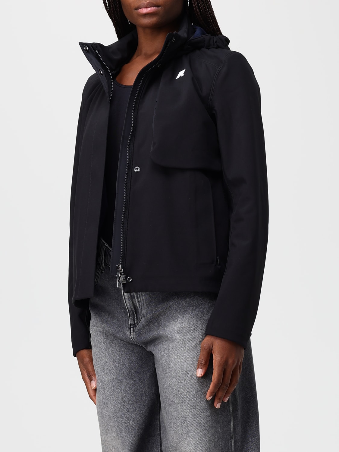 K-WAY JACKE: Mantel damen K-way, Schwarz - Img 3