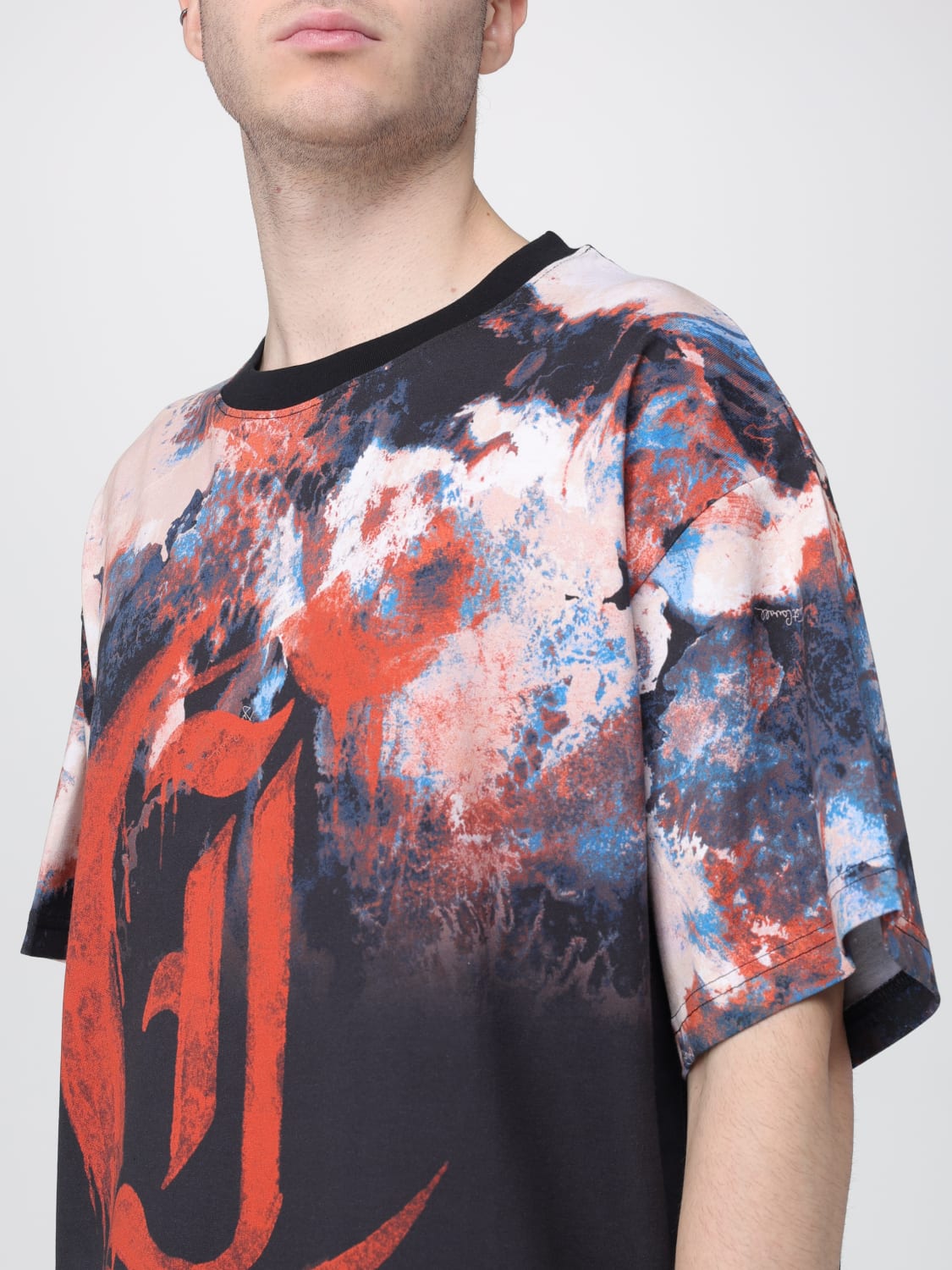 JUST CAVALLI 티셔츠: 티셔츠 남성 Just Cavalli, 멀티컬러 - Img 3