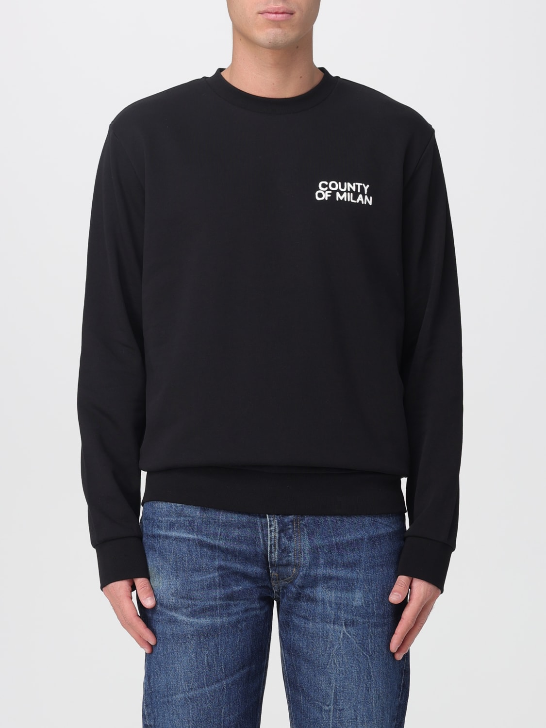 COUNTY OF MILAN SWEATSHIRT: Sweater men County Of Milan, Black - Img 1