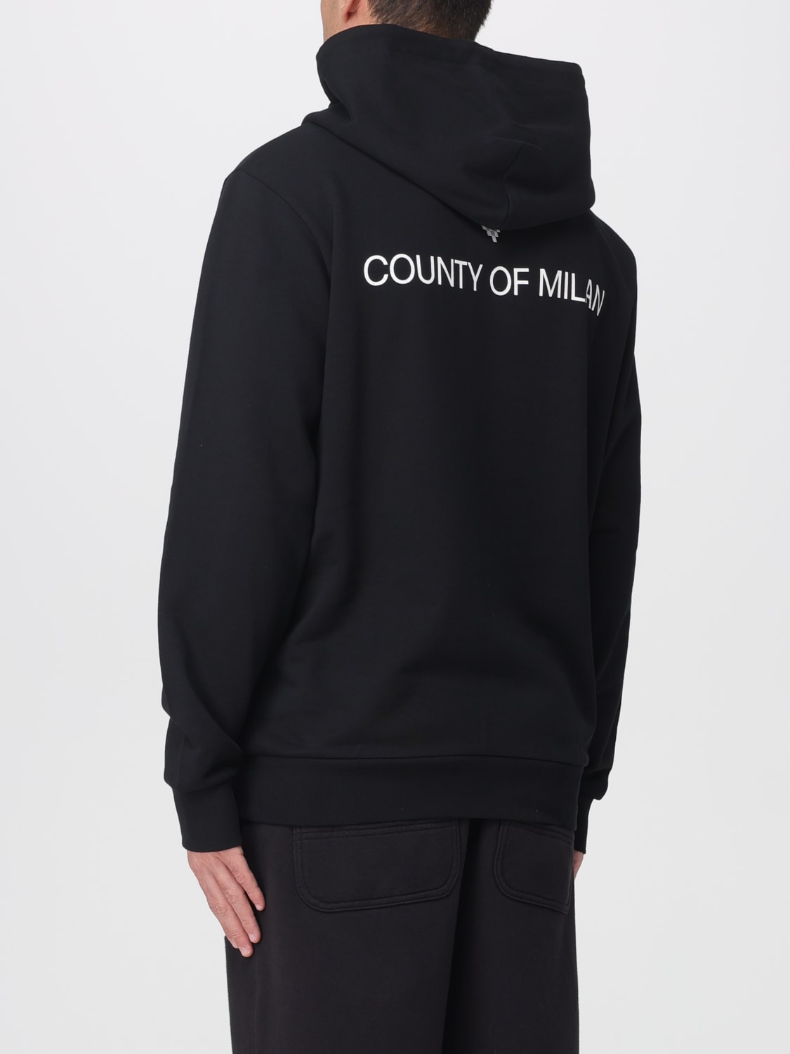COUNTY OF MILAN SWEATSHIRT: Pullover herren County Of Milan, Schwarz - Img 2
