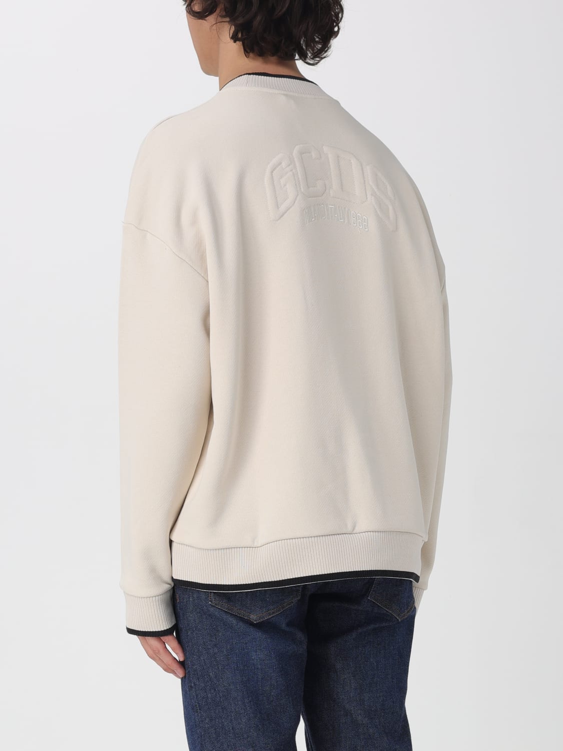 GCDS SWEATSHIRT: Sweater men GCDS, White - Img 2