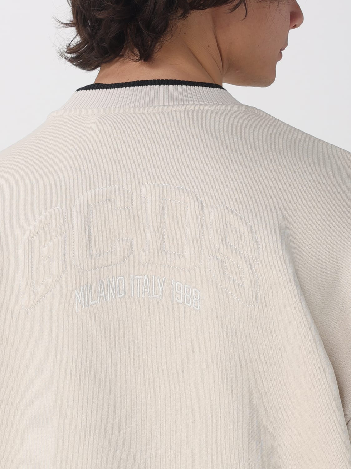 GCDS SWEATSHIRT: Sweater men GCDS, White - Img 3