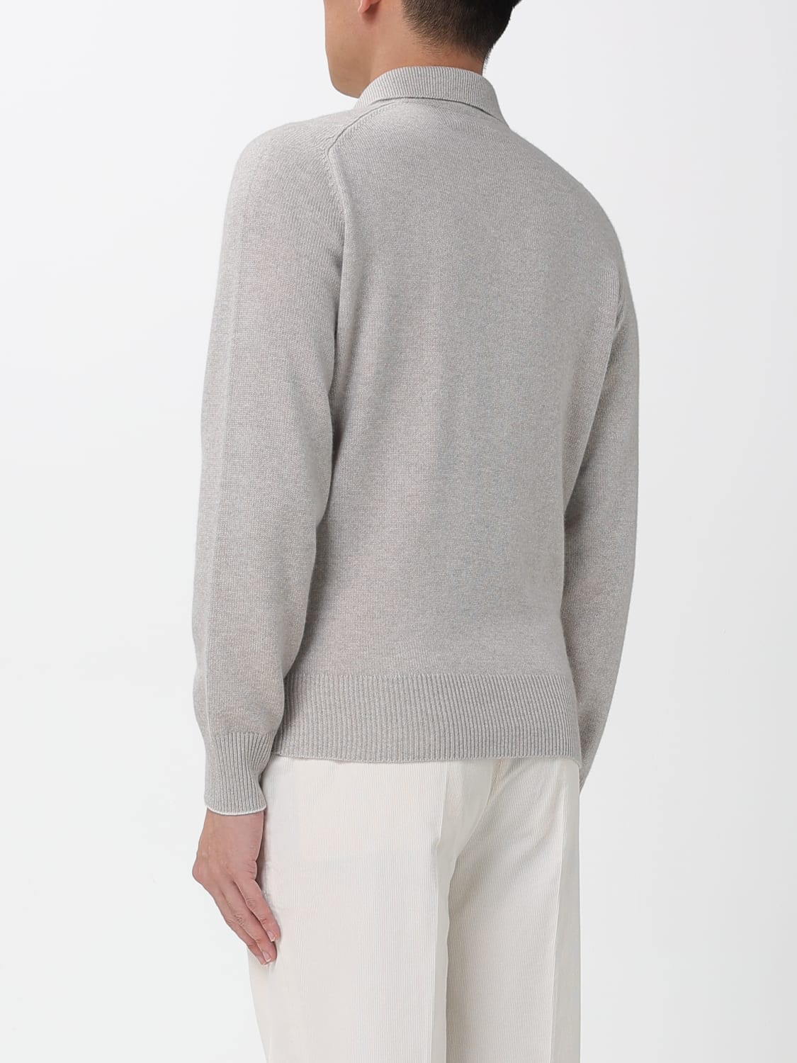 BRUNELLO CUCINELLI POLO: Polo herren Brunello Cucinelli, Ecru - Img 3