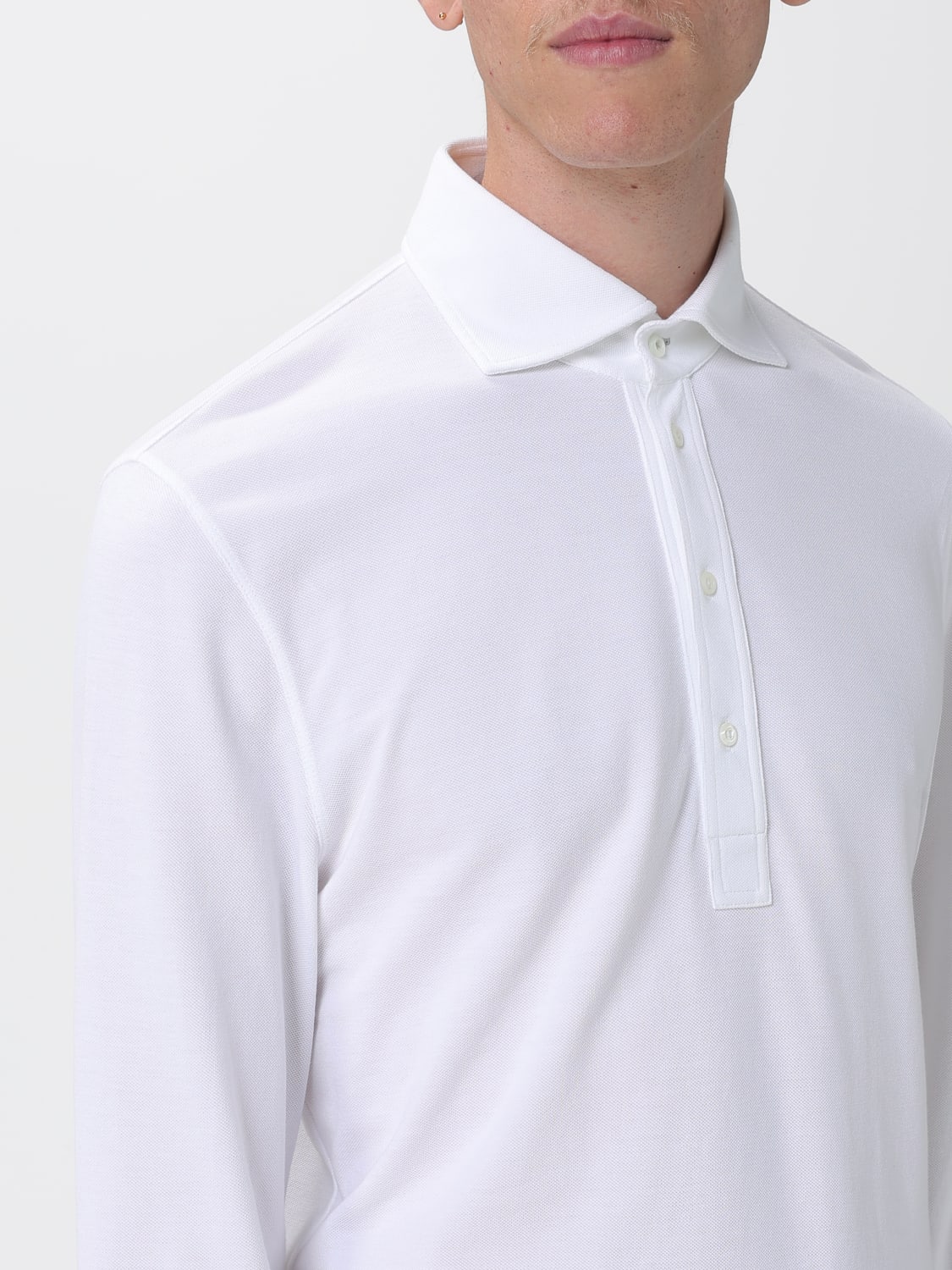 BRUNELLO CUCINELLI POLO SHIRT: T-shirt men Brunello Cucinelli, White - Img 5