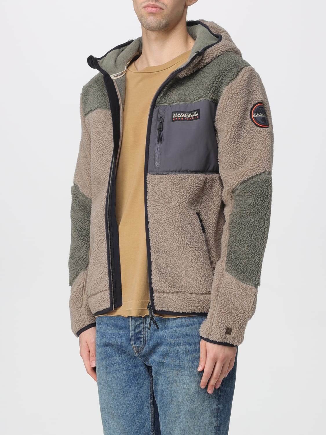 NAPAPIJRI JACKE: Pullover herren Napapijri, Beige - Img 3