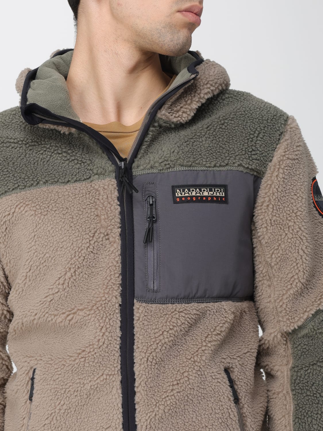 NAPAPIJRI JACKE: Pullover herren Napapijri, Beige - Img 4