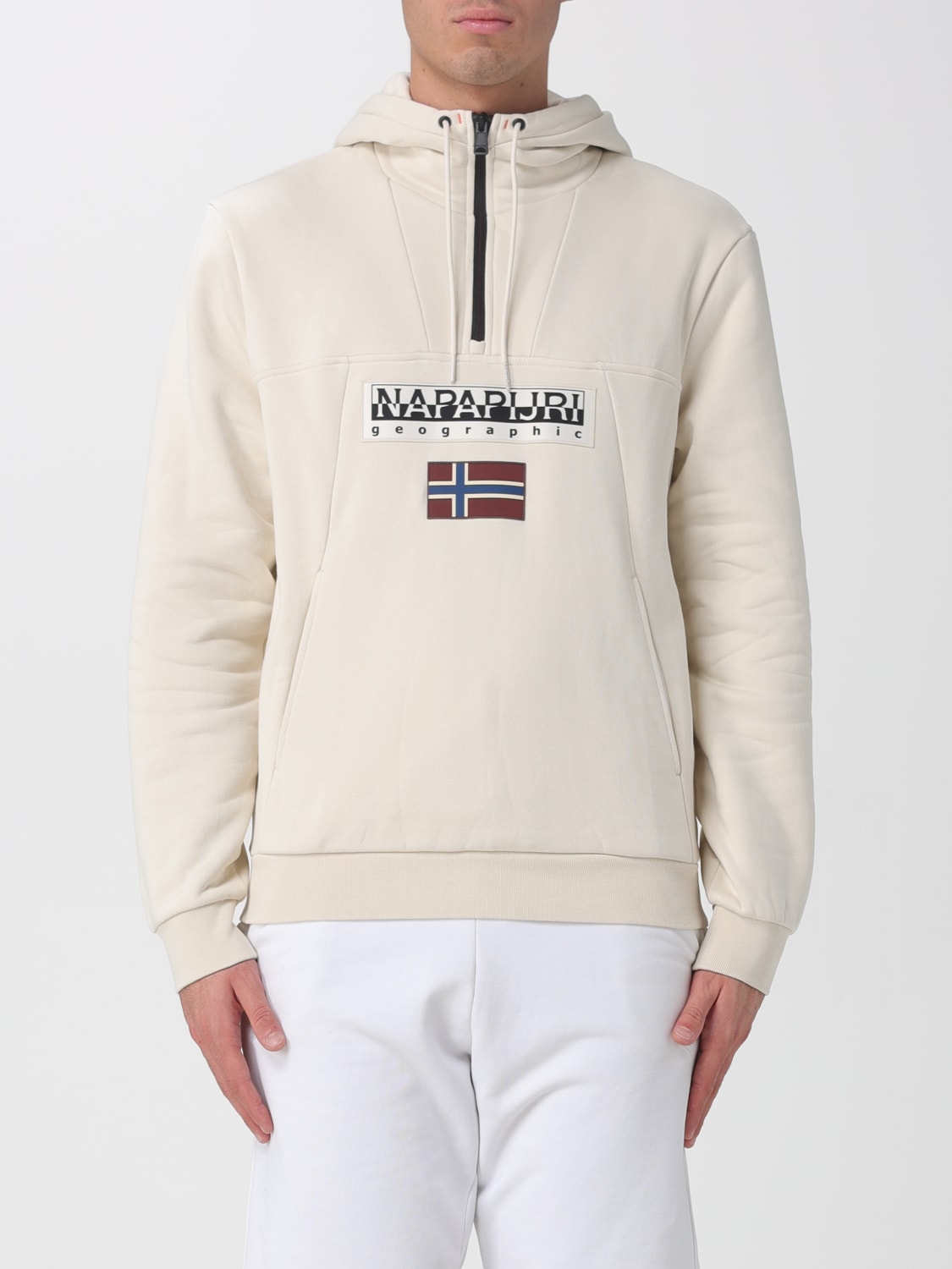 NAPAPIJRI SWEATSHIRT: Sweater men Napapijri, Beige - Img 1
