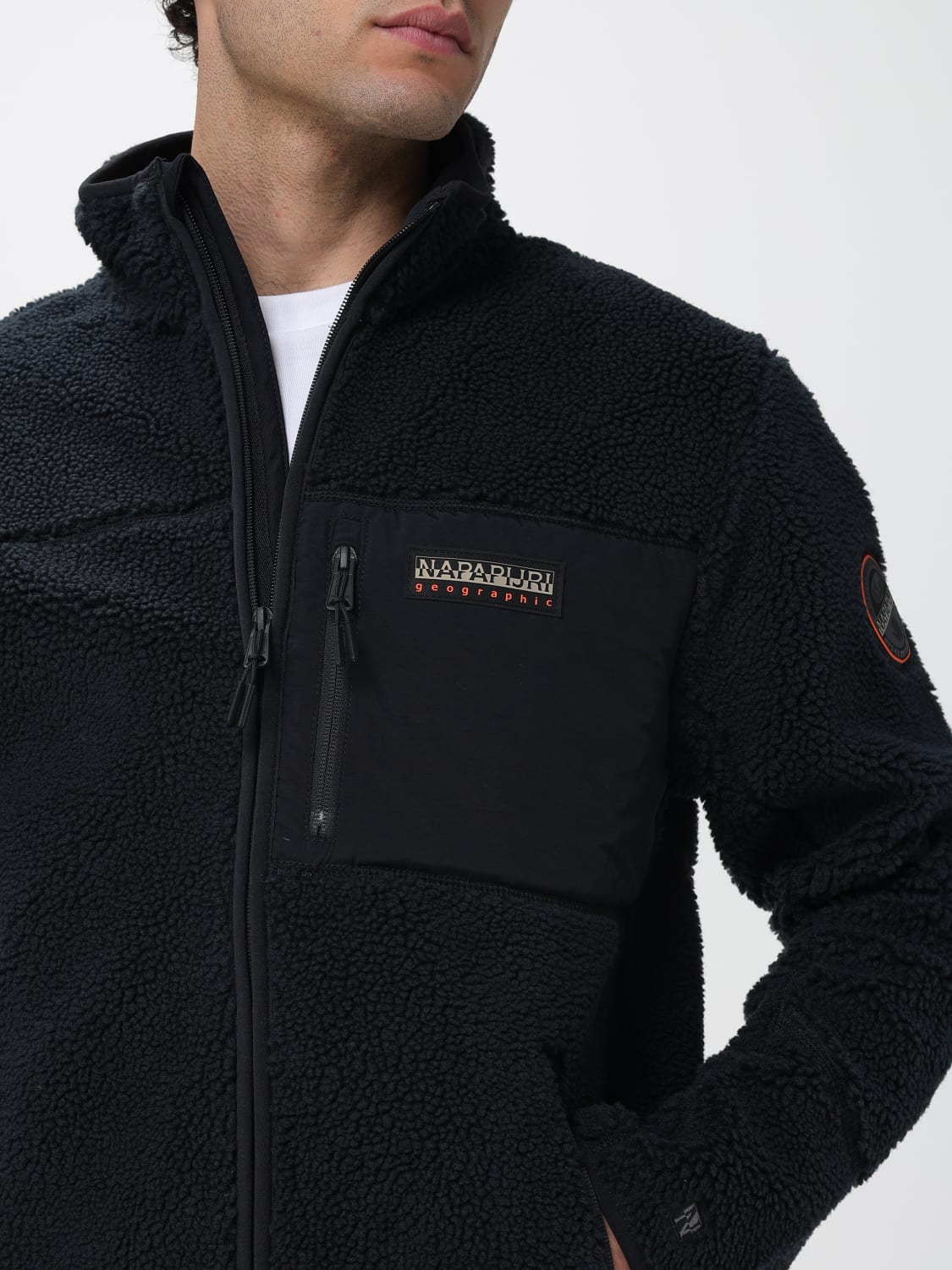 NAPAPIJRI JACKE: Pullover herren Napapijri, Schwarz - Img 4