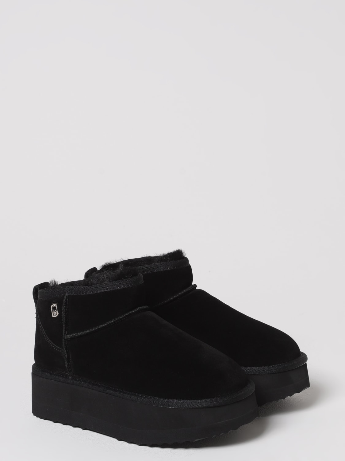 LIU JO BOOTS: Flat ankle boot woman Liu Jo, Black - Img 2