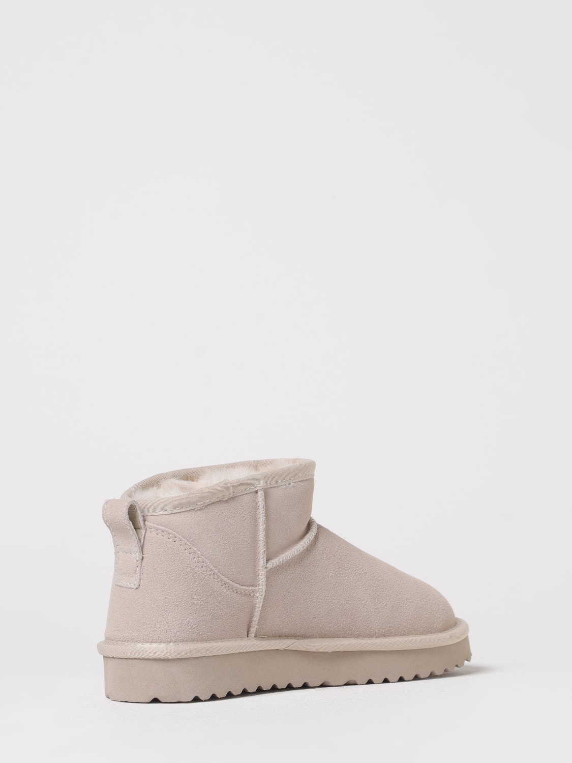 LIU JO BOOTS: Flat ankle boot woman Liu Jo, Sand - Img 3