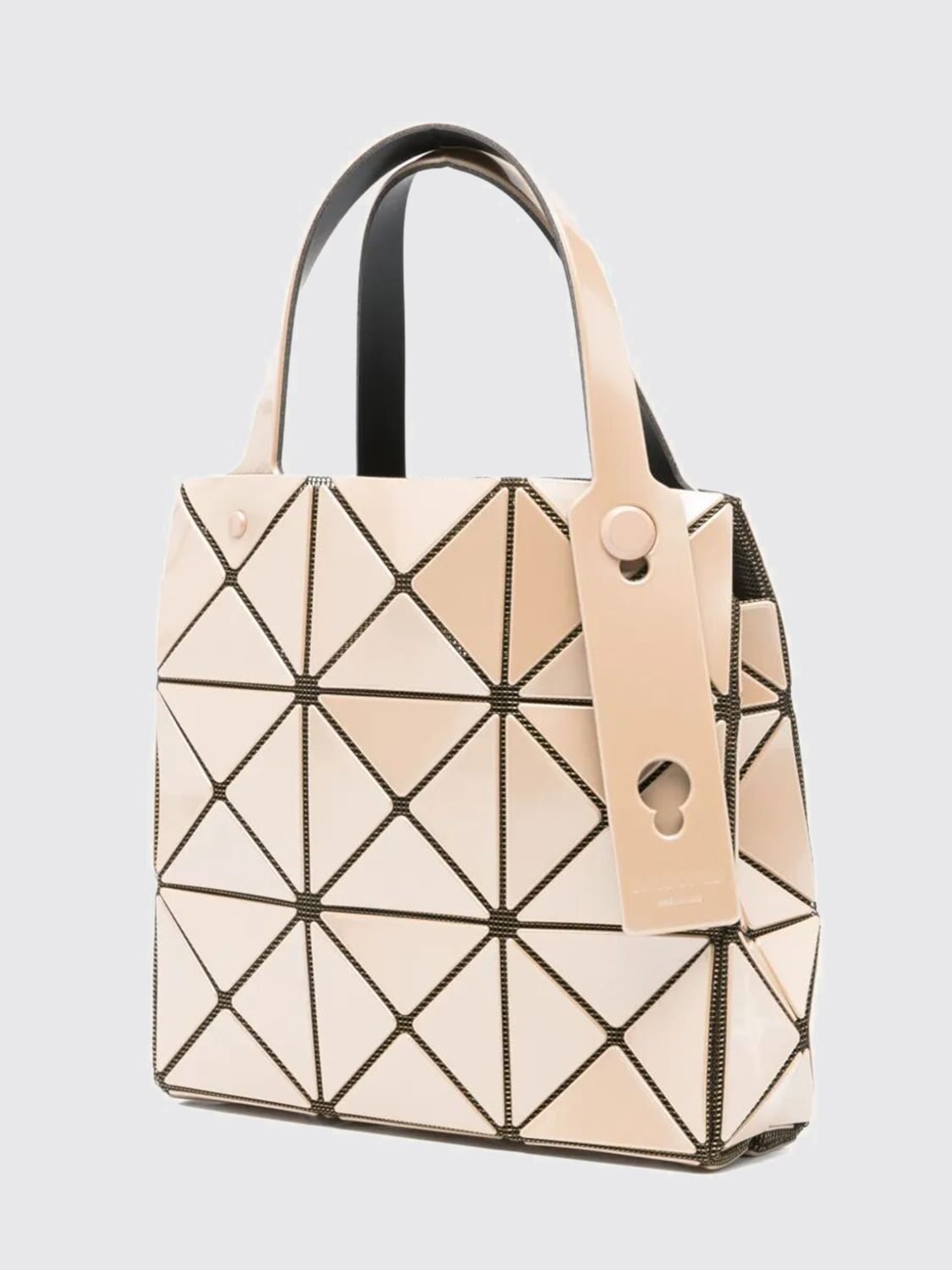 BAO BAO ISSEY MIYAKE MINI SAC: Sac porté épaule femme Bao Bao Issey Miyake, Beige - Img 3
