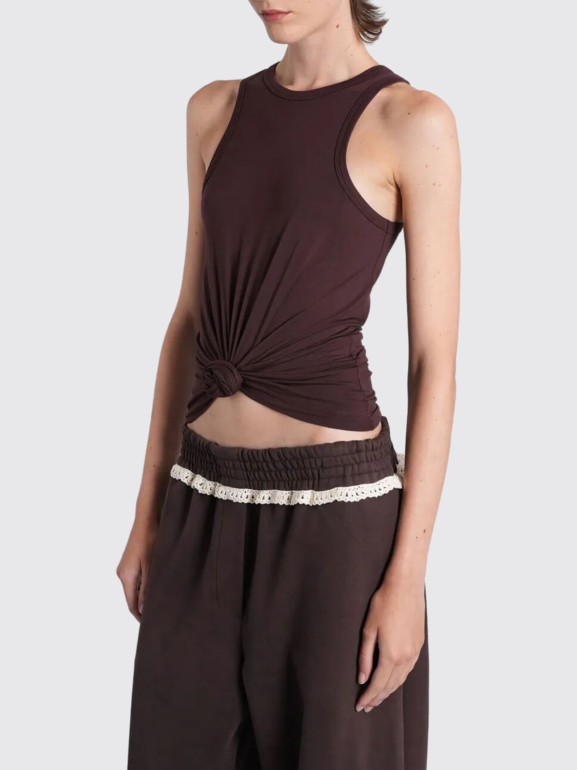 MAGDA BUTRYM TOP: Top woman Magda Butrym, Brown - Img 3