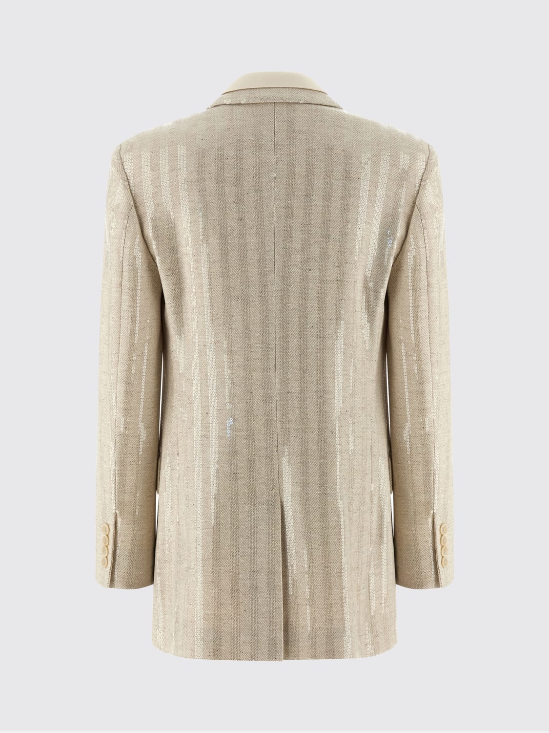BRUNELLO CUCINELLI JACKET: Jacket woman Brunello Cucinelli, Beige - Img 2