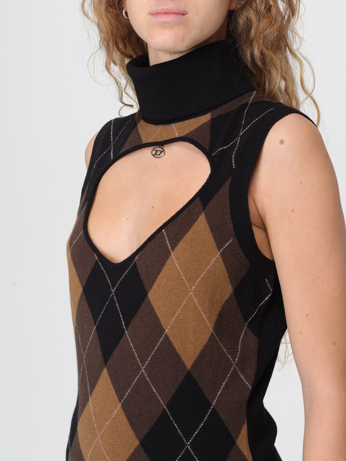 DIESEL DRESS: Dress woman Diesel, Black - Img 3