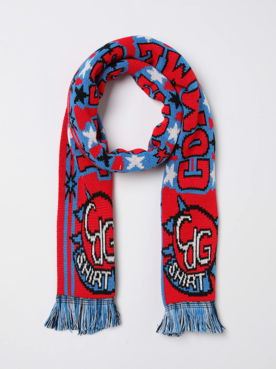 COMME DES GARÇONS SHIRT SCARF: Scarf men Comme Des Garçons, Red - Img 2