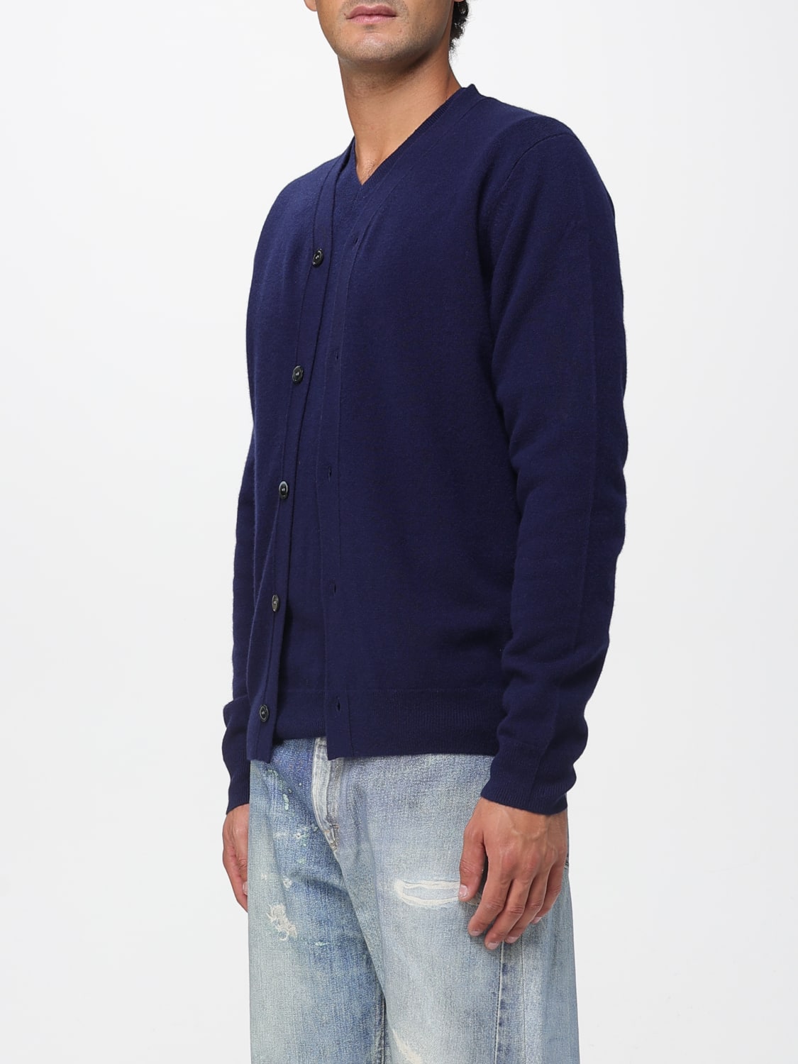 COMME DES GARÇONS SWEATER: Sweater men Comme Des Garçons, Blue - Img 3