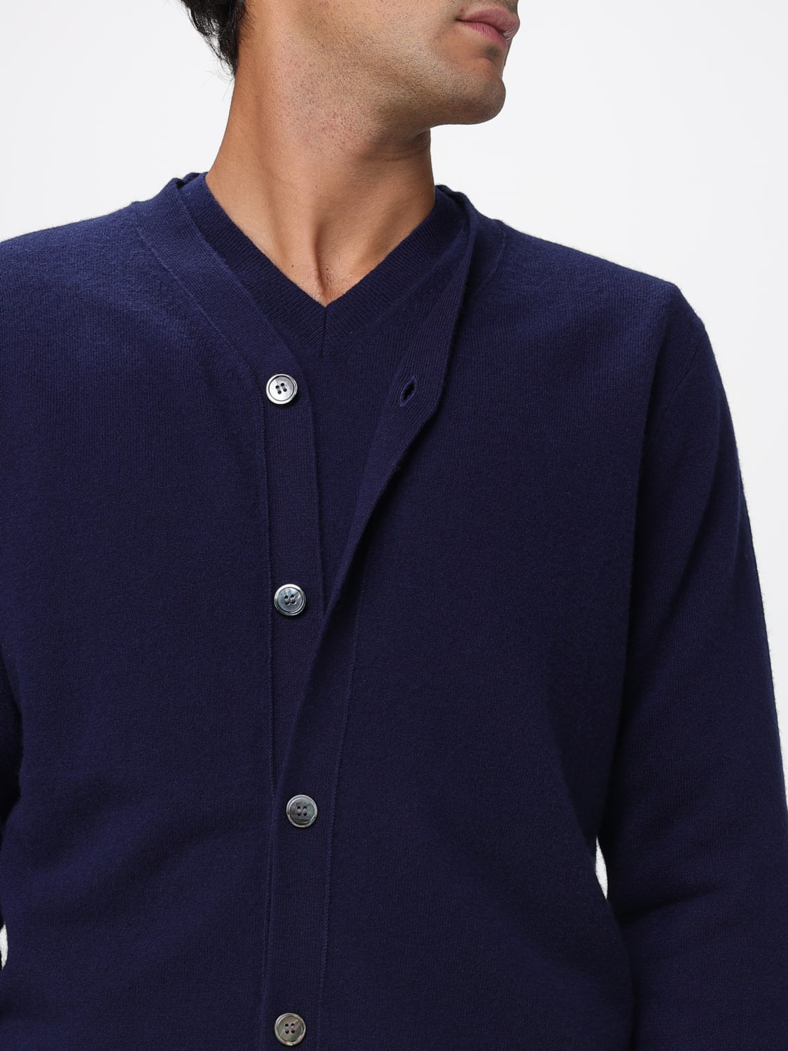 COMME DES GARÇONS SWEATER: Sweater men Comme Des Garçons, Blue - Img 4