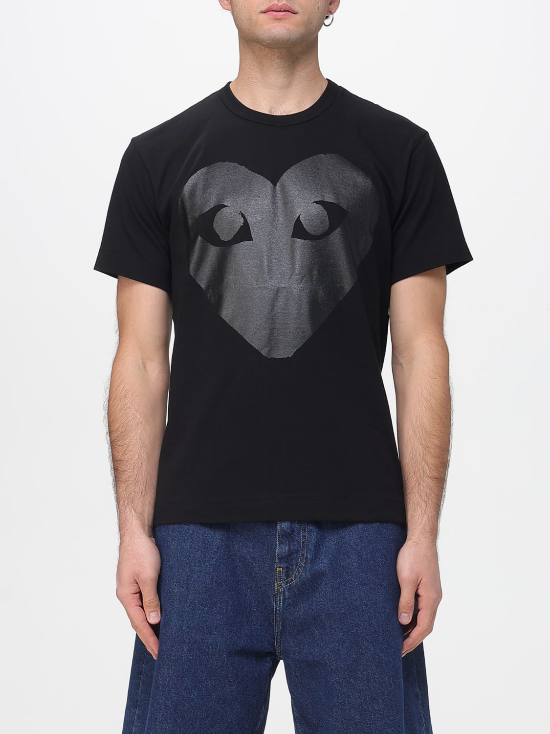 COMME DES GARÇONS PLAY CAMISETA: Polo hombre Comme Des Garçons Play, Negro - Img 1