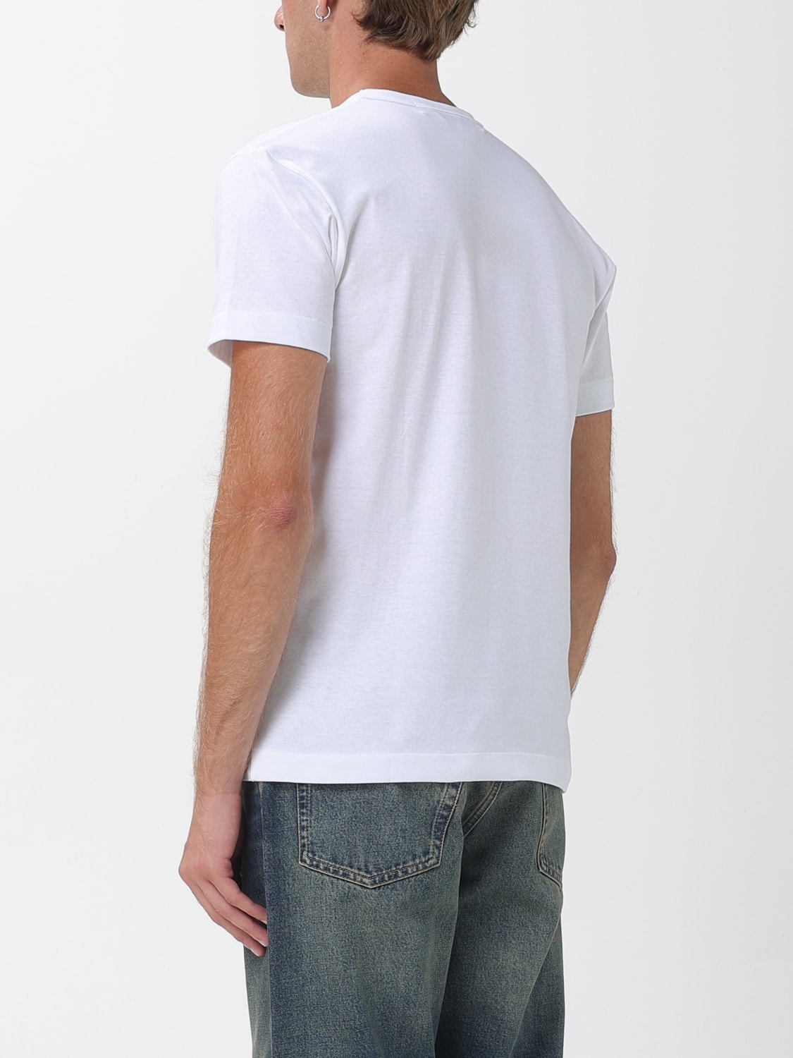 COMME DES GARÇONS PLAY T-SHIRT: Polo shirt men Comme Des Garçons Play, Green - Img 2