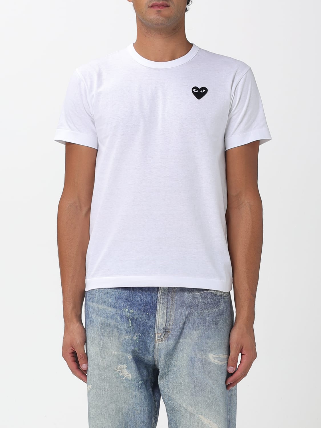 COMME DES GARÇONS PLAY T-SHIRT: Polo shirt men Comme Des Garçons Play, White - Img 1