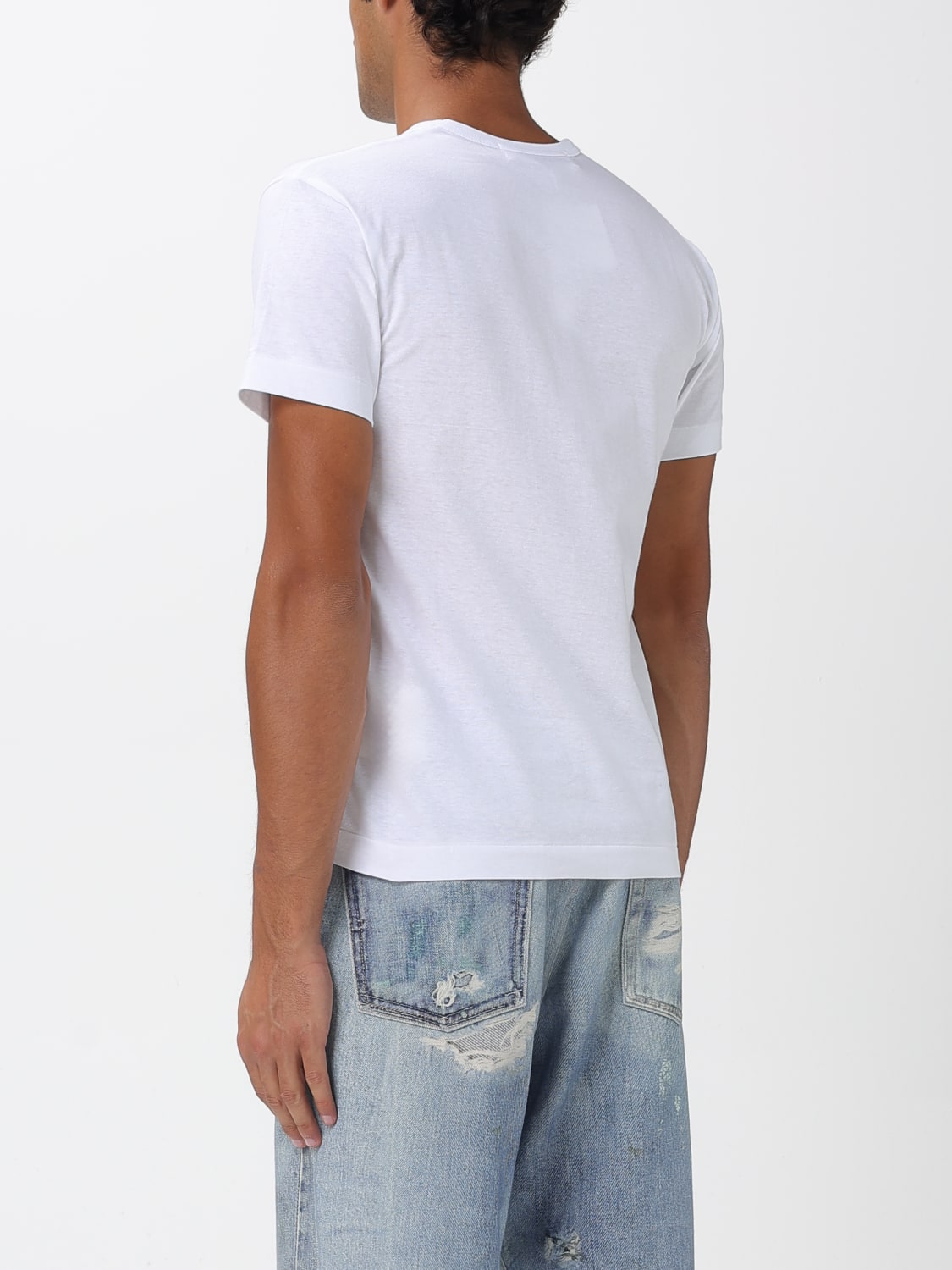 COMME DES GARÇONS PLAY T-SHIRT: Polo shirt men Comme Des Garçons Play, White - Img 2