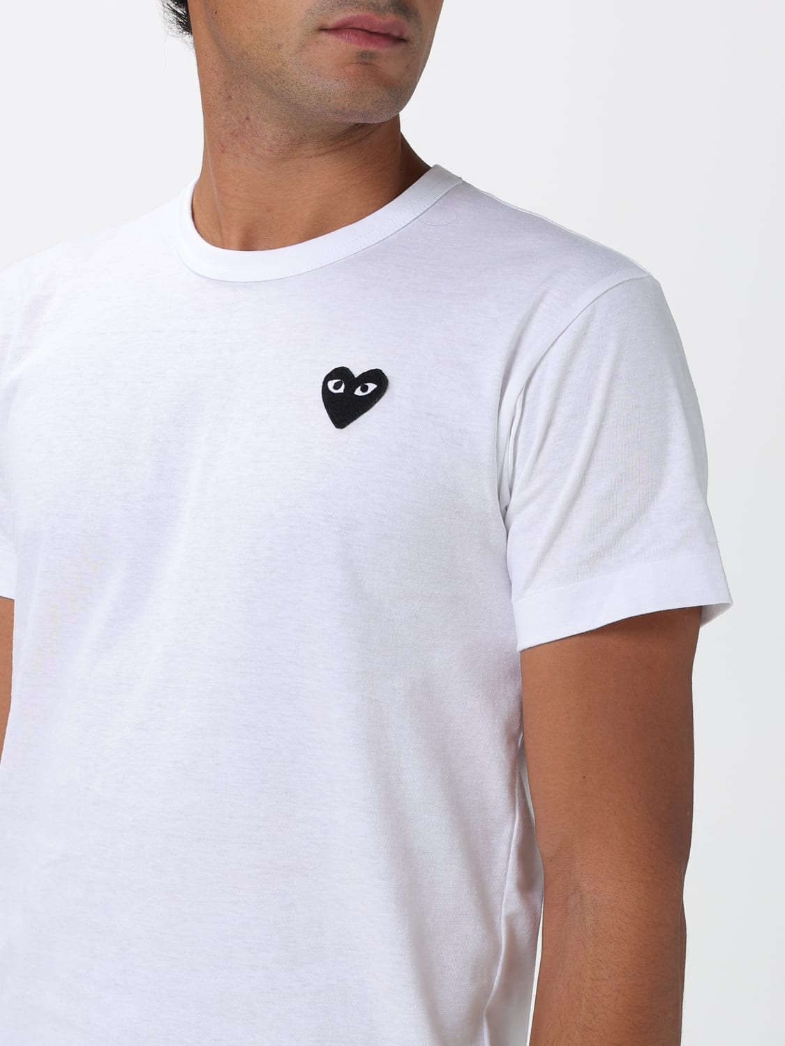 COMME DES GARÇONS PLAY T-SHIRT: Polo shirt men Comme Des Garçons Play, White - Img 3