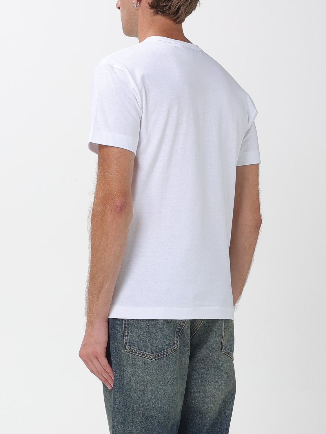 COMME DES GARÇONS PLAY T-SHIRT: Polo shirt men Comme Des Garçons Play, White - Img 2