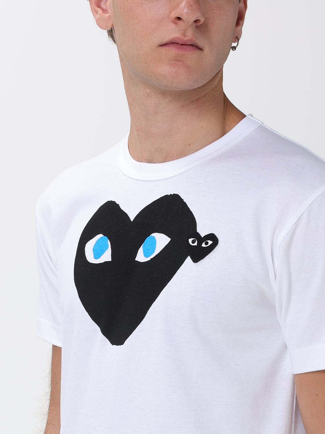 COMME DES GARÇONS PLAY T-SHIRT: Polo shirt men Comme Des Garçons Play, White - Img 3