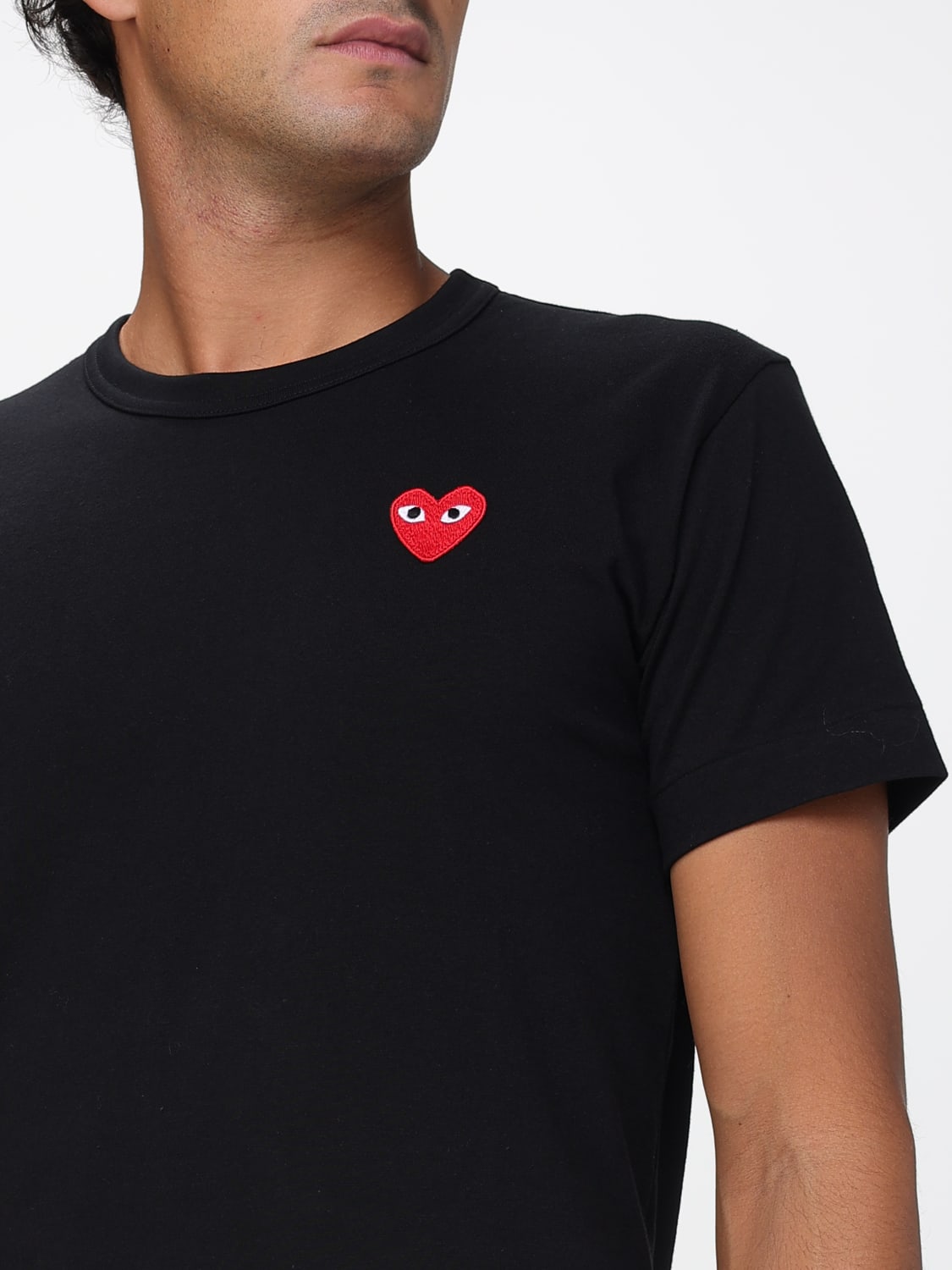 COMME DES GARÇONS PLAY CAMISETA: Polo hombre Comme Des Garçons Play, Negro - Img 3