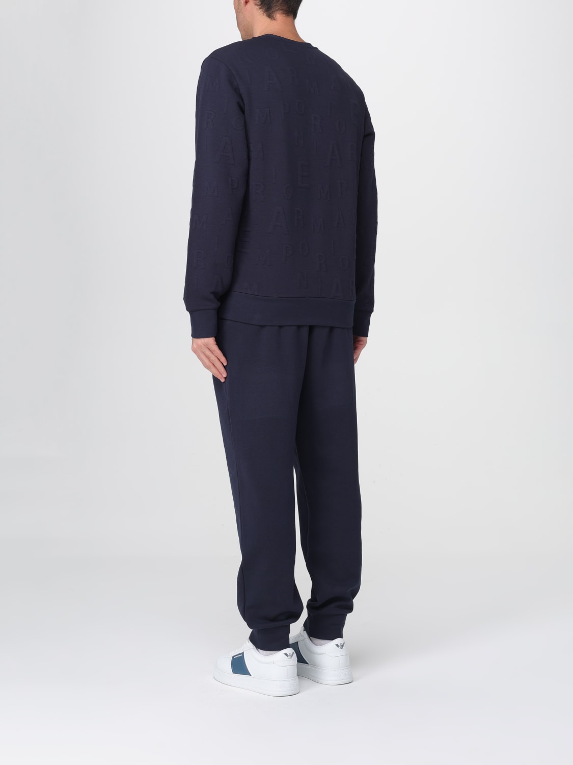 EMPORIO ARMANI FORMAL CLOTHES: Sweater men Emporio Armani, Blue - Img 3