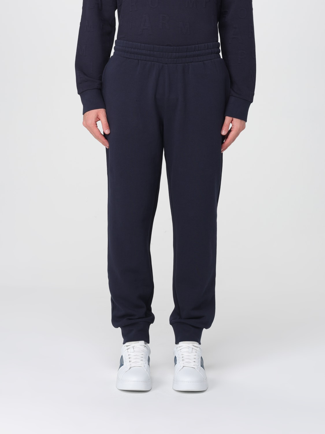 EMPORIO ARMANI FORMAL CLOTHES: Sweater men Emporio Armani, Blue - Img 5