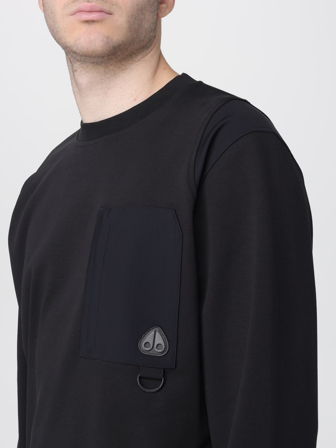 MOOSE KNUCKLES SWEATSHIRT: Pullover herren Moose Knuckles, Schwarz - Img 3