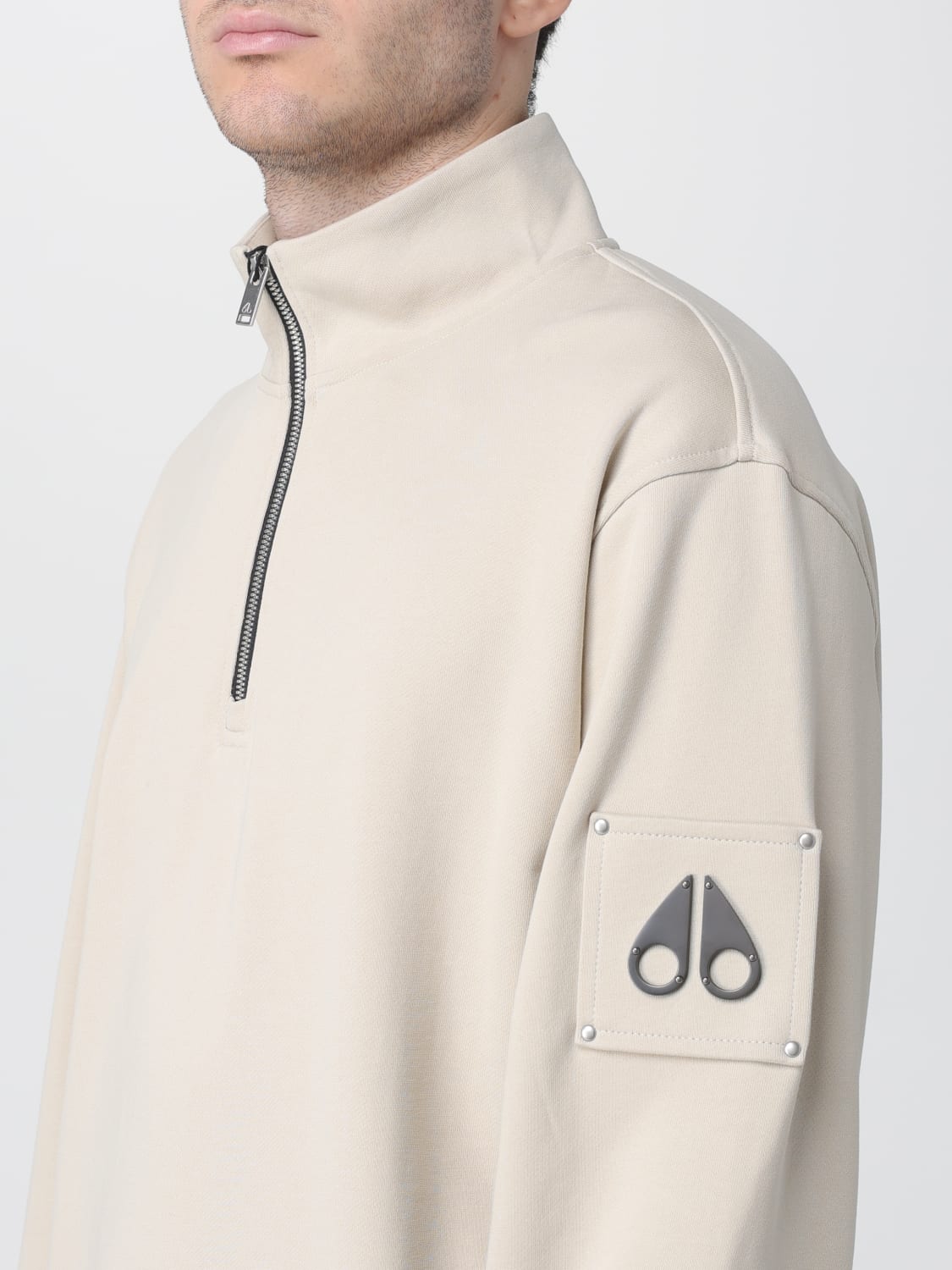 MOOSE KNUCKLES SWEATSHIRT: Pullover herren Moose Knuckles, Beige - Img 3